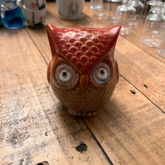 Vintage Ceramic Wise Owl Figurine - Picture 1 of 3